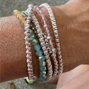 Crystal wrap bracelet or layering necklace. Trades of Hope brand. Sparkles!!!
